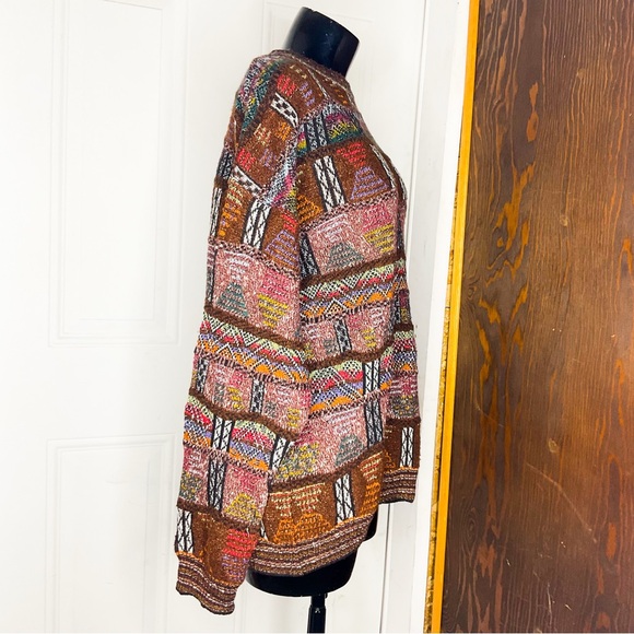 Vintage Multicolor Crew Neck Sweater - Picture 10 of 16